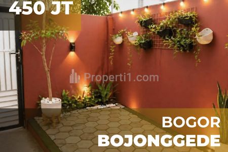 Jual Rumah di Bojonggede Bogor Bagus Minimalis Siap Huni Bisa Take Over