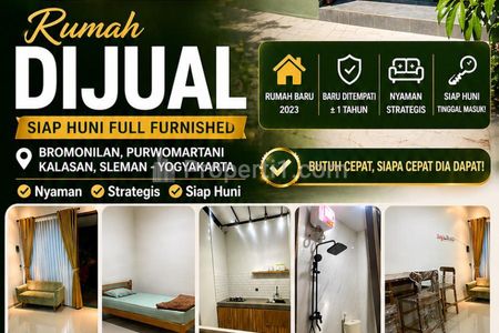 Jual Rumah Cantik Full Furnished di Purwomartani Kalasan Sleman Yogyakarta