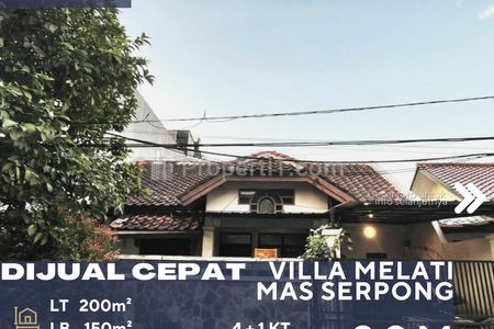 Dijual Rumah Dalam Komplek Lokasi Strategis di Serpong Tangerang Selatan
