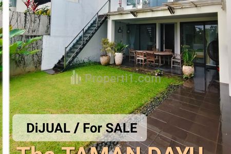 Dijual Rumah 360m2 Villa The Taman Dayu, Golf Mansion, Pandaan, Jatim - Bonus Full Furnished Modern, Taman Asri Luas - Best View Golf - Rp3 Milyaran