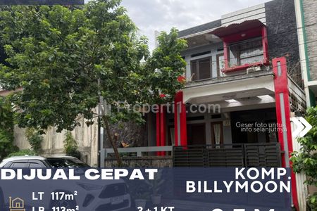 Dijual Rumah Dalam Komplek Billymoon Akses Strategis Kalimalang Jakarta Timur