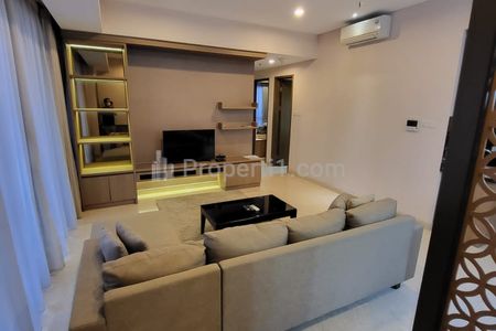For Lease Luxurious Apartment at 1Park Avenue Strategic Location in South Jakarta – 2+1BR Full Modern Furnished