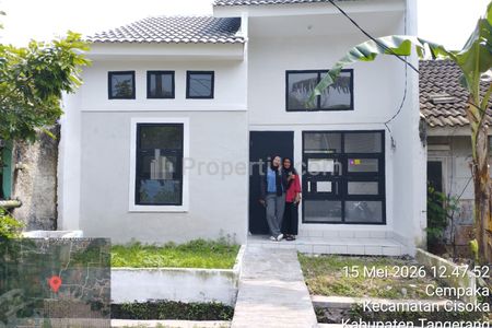 Dijual Rumah Cicilan Flat Sampai Lunas di Cisoka, Tangerang