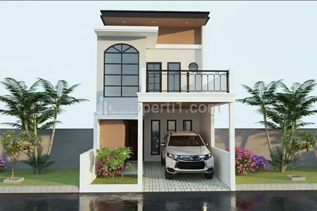 Dijual Rumah Baru On Progres Dalam Komplek Tenang di Pondok Bambu Jakarta Timur