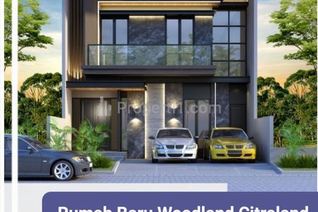 Dijual Rumah Baru di Woodland Citraland Surabaya Barat Strategis Dekat Pasar Modern Citraland, Universitas Ciputra, Hokky Buah, Ciputra Hospital