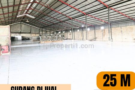 Dijual Gudang LT 3600 m2 LB 2.800 m2 di Pangkah, Tegal, Jawa Tengah