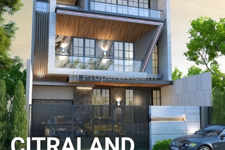 Dijual Rumah Baru dengan Rooftop di Citraland Alam Hijau Surabaya Barat - Area Dekat UC, Fresh Market Citraland - SHM - ROW Jalan 4 Mobil - 6 Milyaran