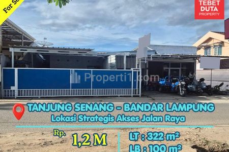 Dijual Cepat Rumah Turi Raya Tanjung Senang Kota Bandar Lampung Akses Jalan Raya