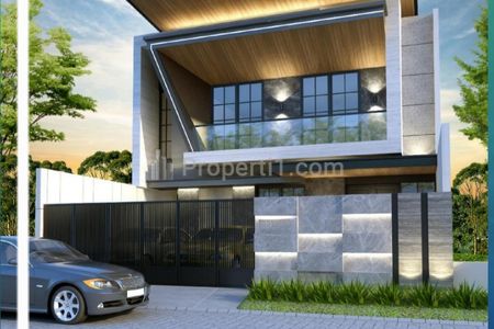 Dijual Rumah Baru Modern 2 Lantai LT 200m2 di Pakuwon City San Diego Surabaya Timur - Surat SHM Dekat Pakuwon City Mall, Kampus ITS - 5 Milyaran