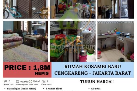 Dijual Rumah Kosambi Baru, Cengkareng - Jakarta Barat