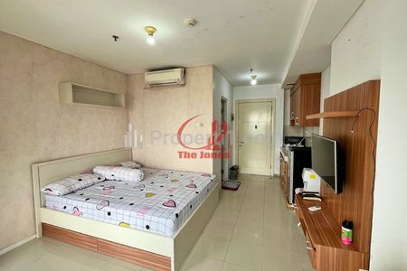 Apartment for Rent at Cosmo Terrace Thamrin City, Type Studio Fully Furnished, Near Tanah Abang Market, Grand Indonesia, and Plaza Indonesia