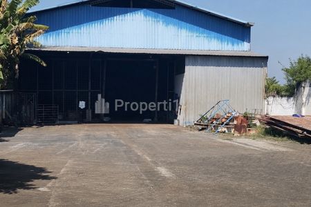 Jual Gudang Luas Strategis di Nol Jalan Lingkar Timur Sidoarjo SHM