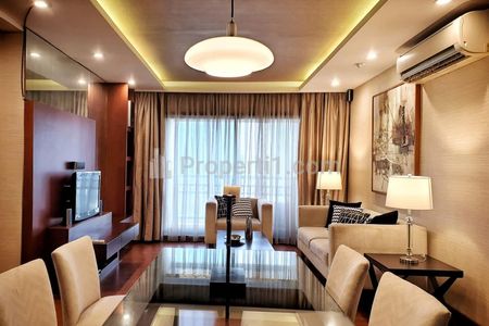 For Lease Luxury Apartment at Pavilion Strategic Location in South Jakarta - 2 BR Full Modern Furnished