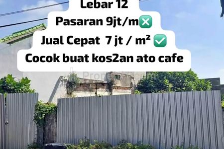 Dijual Tanah Strategis di Bunga-bunga Suhat Malang, Luas 334m2
