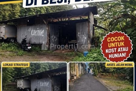 Dijual Tanah Bonus Rumah Strategis Bagus untuk Usaha Kost di Beji Depok
