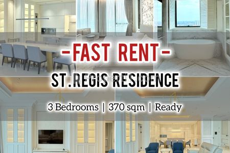 Sewa Cepat Apartment St. Regis Residence Jakarta Residences – 3+1 BR 370 sqm Furnished & Ready to Move in, Direct Owner – Yani Lim