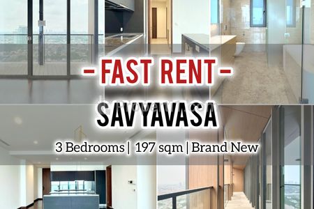 Sewa Cepat Apartemen Savyavasa at Dharmawangsa – 3 BR 197sqm, Brand New, Living in The Green Nature of South Jakarta – Yani Lim 08174969303