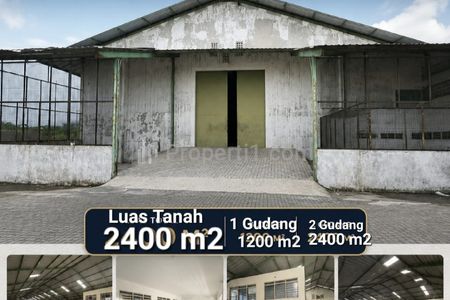 Disewakan Gudang 2400 m2 di Tambak Sawah, Waru, Sidoarjo, Jatim - Ada Ruang Kantor - Akses Truk Besar Dekat Bandara Juanda, Akses Tol