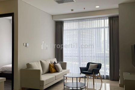 For Lease Apartment Sudirman Suites – Luxury 3BR Furnish, Spacious Middle Floor Unit 95.18 sqm in Prime Central Jakarta