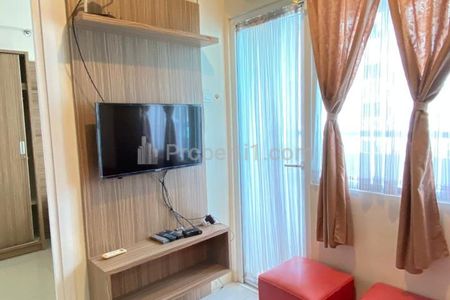 Disewakan Apartment Green Pramuka City 2 BR Furnish, Unit Orchid di Atas Mall