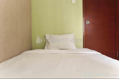 Jual Murah Apartemen 2 BR Furnish, Lantai 15, Luas 45 m2 di Mediterania Marina Ancol, Jakarta Utara