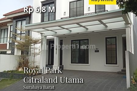 Dijual Rumah Baru American Style Citraland Royal Park Lakarsantri Surabaya Barat