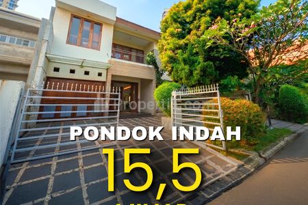 Dijual Rumah Elegan di Kawasan Prestisius Pondok Indah, Jakarta Selatan