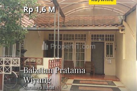 Dijual Rumah 2 Lantai Babatan Pratama Wiyung Surabaya