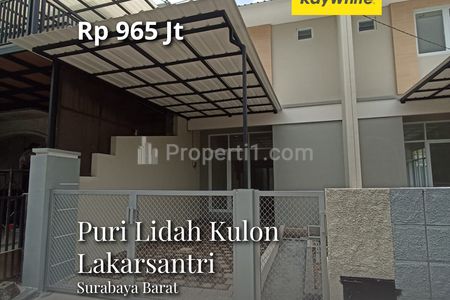 Dijual Rumah Puri Lidah Kulon Lakarsantri Surabaya Barat