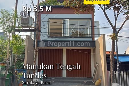Dijual Ruko Baru Lebar 7 Nol Jalan Raya Manukan Tengah, Tandes, Surabaya Barat