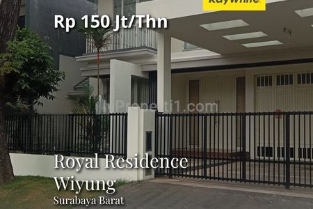 Disewakan Rumah Minimalis Semi Furnish Luar Cluster Royal Residence Wiyung Surabaya Barat