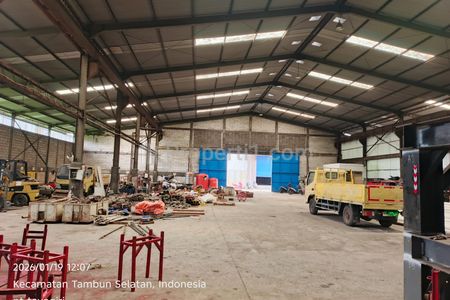 Disewakan Murah Gudang Luas Akses Kontainer dekat Pintu Tol Tambun Selatan Bekasi