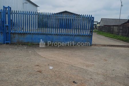 Dijual Murah Tanah & Bangunan Gudang Siap Pakai Industri Pasir Gombong Cikarang Utara
