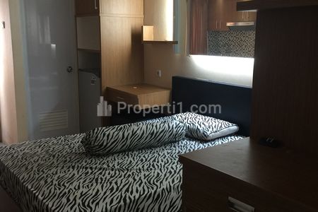 Disewakan Apartemen Unit Studio Furnish di Green Pramuka City Tower Pino