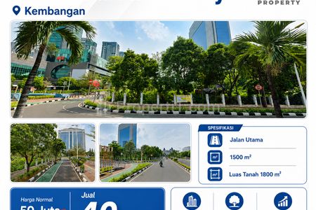 Dijual Tanah Mega Kavling Puri Indah Samping McD di Jakarta Barat