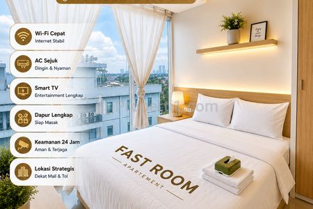 Sewa Apartment Harian di TreePark BSD - Studio Semi Furnished