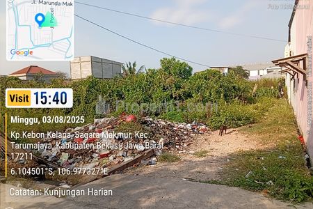 Dijual Cepat Lahan Cocok untuk Investasi di Marunda Jakarta Utara