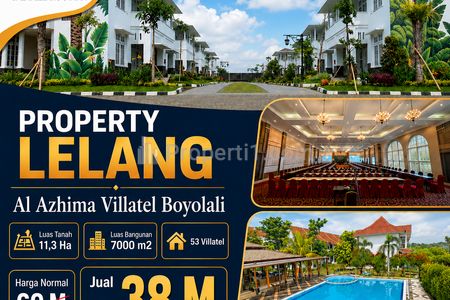 MEGA ACQUISITION! Kuasai Resort Mewah Al Azhar Azhima Boyolali JUAL HANYA 38 M (Harga Pasar 57 M)!