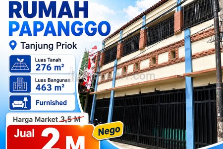 Peluang Flipping & Kos Eksklusif! Rumah Lelang Papanggo Dijual Cuma 2 M-An, Harga Pasar 30% Lebih Tinggi!