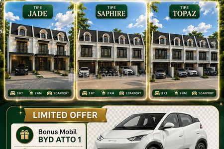 Dijual Rumah Bonus Mobil di Pejaten, Pasar Minggu, Jakarta Selatan