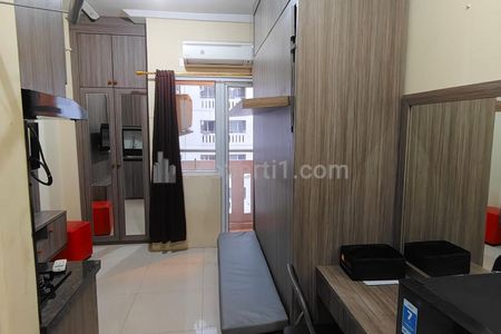 Disewakan Apartment Green Pramuka City Murah Unit Scarlett Studio Fully Furnish di Atas Mall