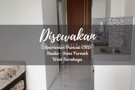 Disewakan Apartemen Puncak CBD Tipe Studio Furnished