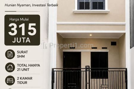 Dijual Rumah Minimalis 300 Jutaan di Batu Ampar, Condet, Jakarta Timur