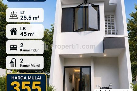 Dijual Rumah Minimalis Dekat Stasiun Universitas Pancasila Jagakarsa, Jakarta Selatan