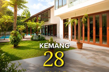 Dijual Rumah Mewah 2 Lantai Dengan Kolam Renang di Kemang, Jakarta Selatan