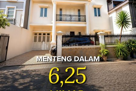 Dijual Rumah Brand New 2 Lantai di Menteng Dalam, Jakarta Selatan