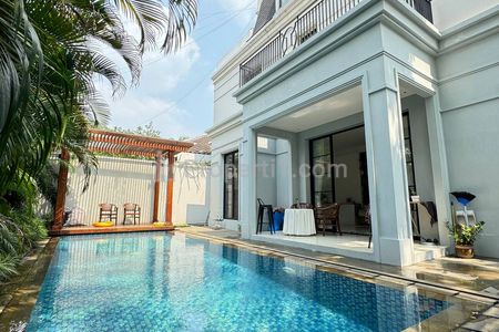 Jual Rumah Mewah 3 Kamar dengan Kolam Renang Cluster Kemang Jakarta Selatan SHM