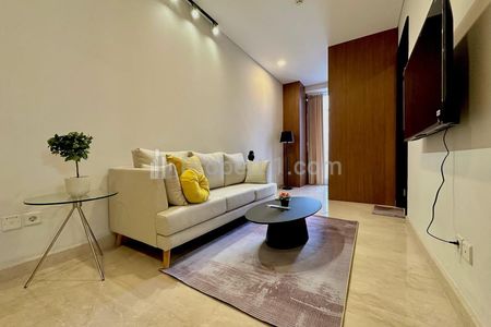Apartment for Rent at Sudirman Suites Location in Central Jakarta - 2BR Modern Fully Furnished