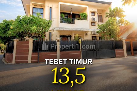 DIJUAL RUMAH HOOK MEWAH SIAP HUNI DI TEBET TIMUR – JAKARTA SELATAN, LOKASI SANGAT STRATEGIS, NYAMAN DAN TENANG