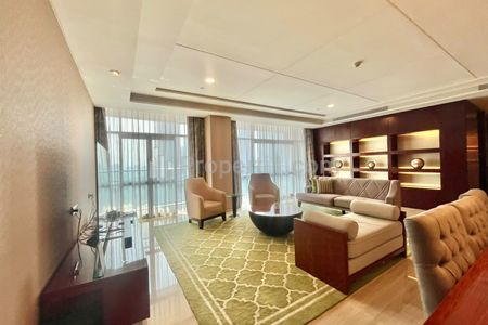For Rent Shangri-La Residences Apartment Sudirman Jakarta Pusat, 4+1 BR Furnished 320 Sqm